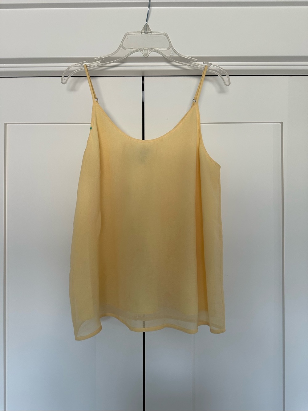 Chelsea28 Soft Yellow Spaghetti Strap Camisole